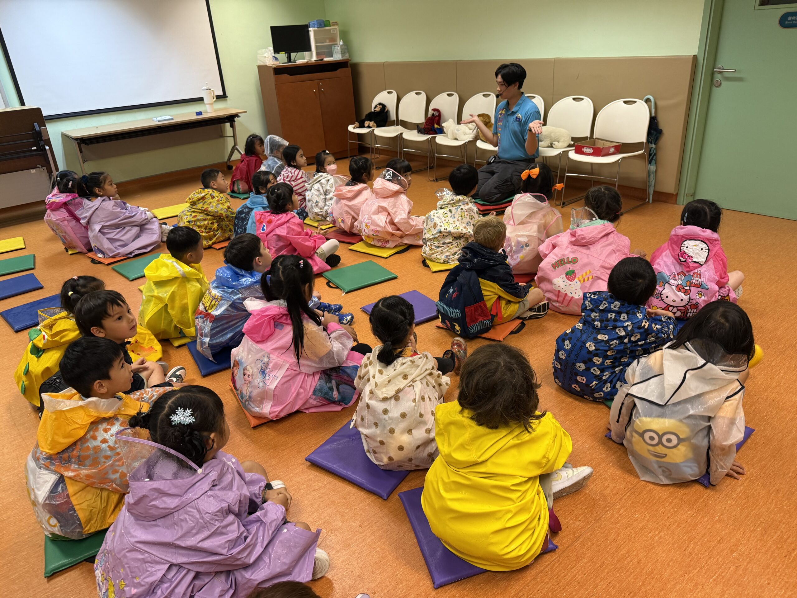 孩子與展區