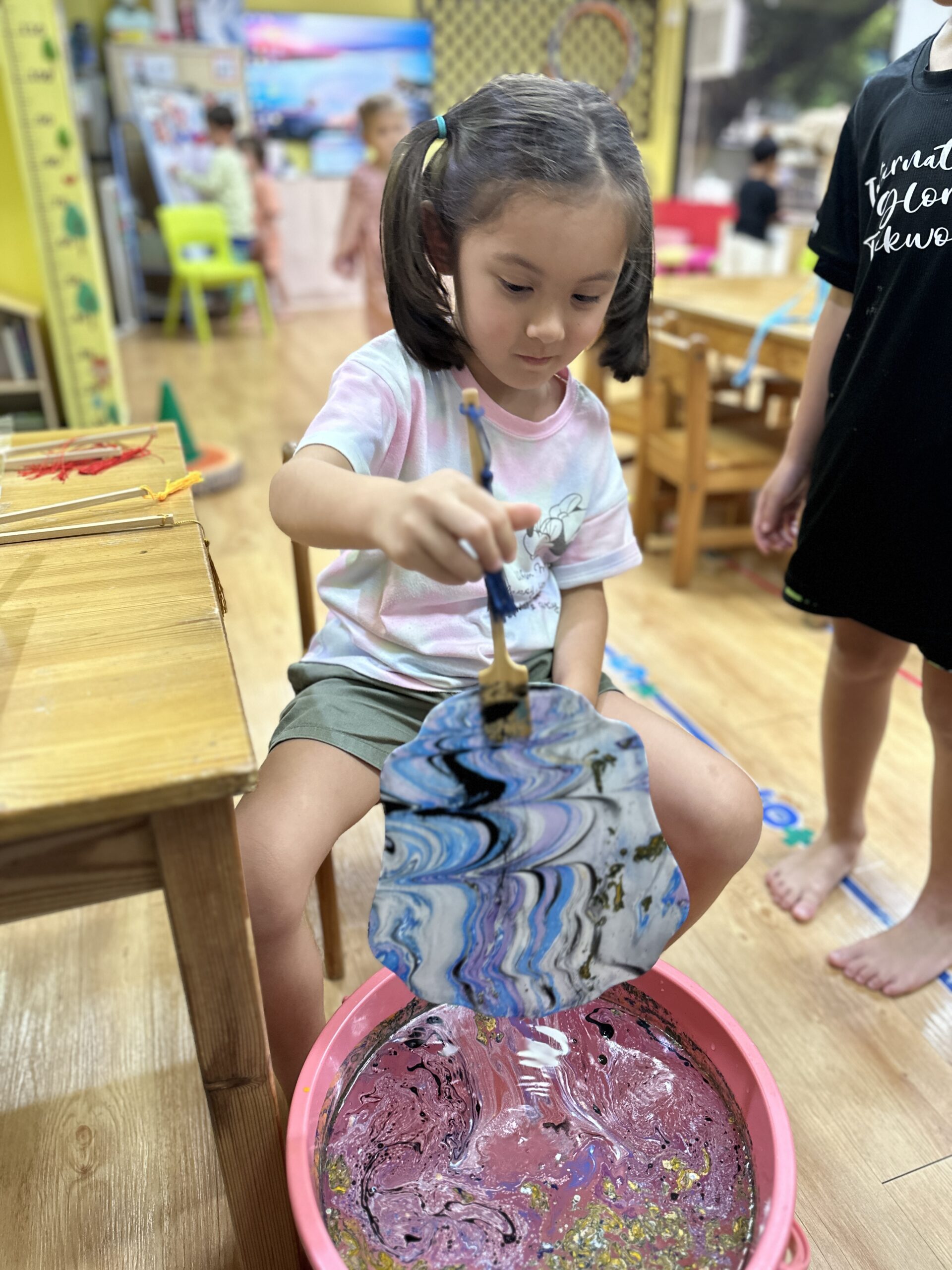 漆扇創作二