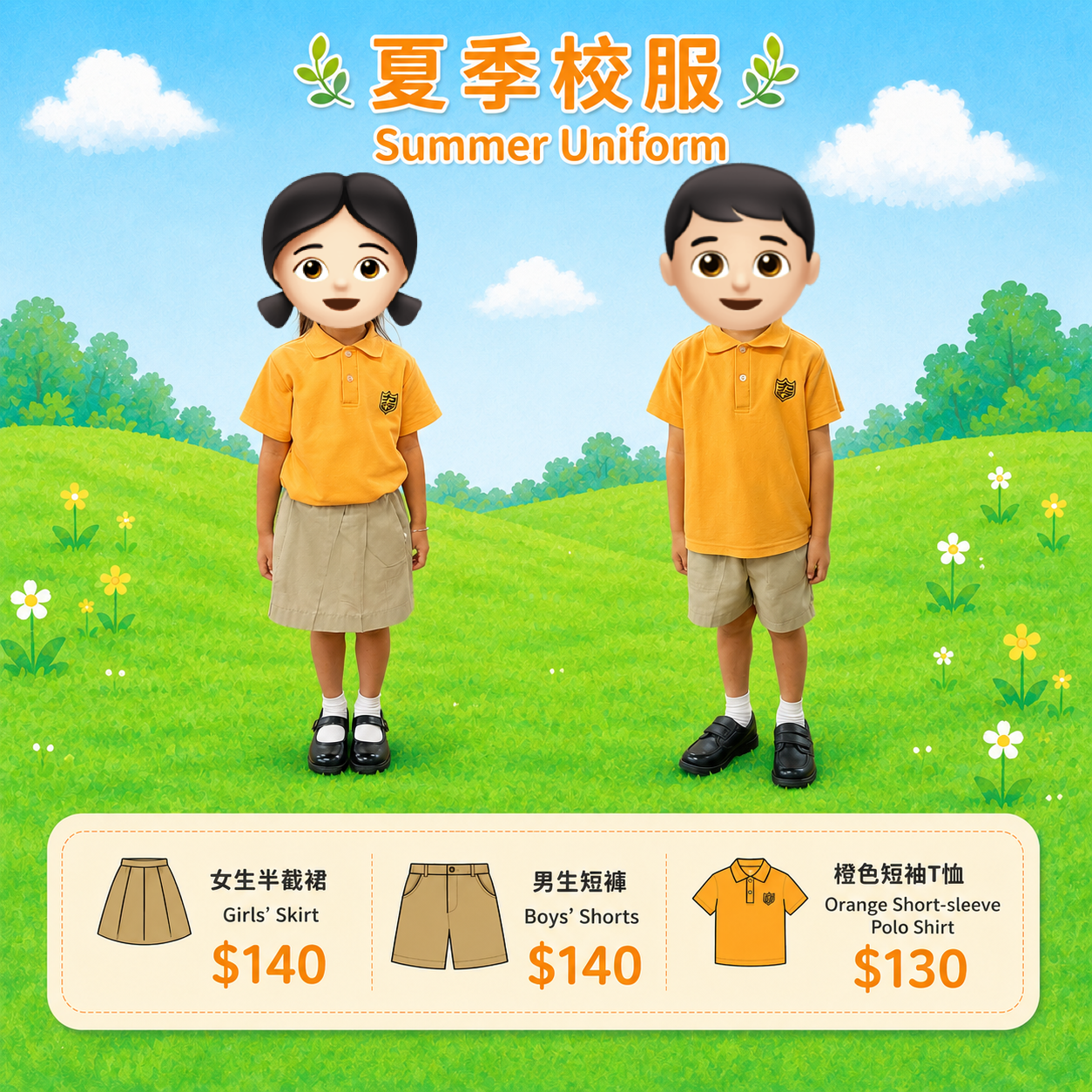 夏季校服樣式